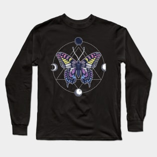 Bigender Butterfly Long Sleeve T-Shirt